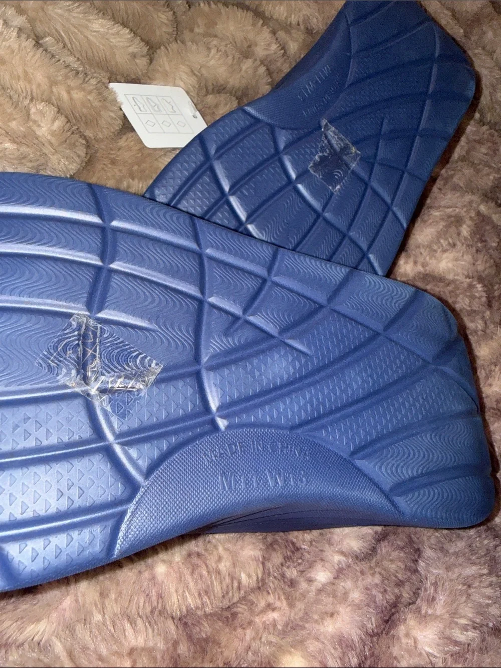 Airhas Men's Blue Slide, pool shoes,  Sandals, new , size 11-13